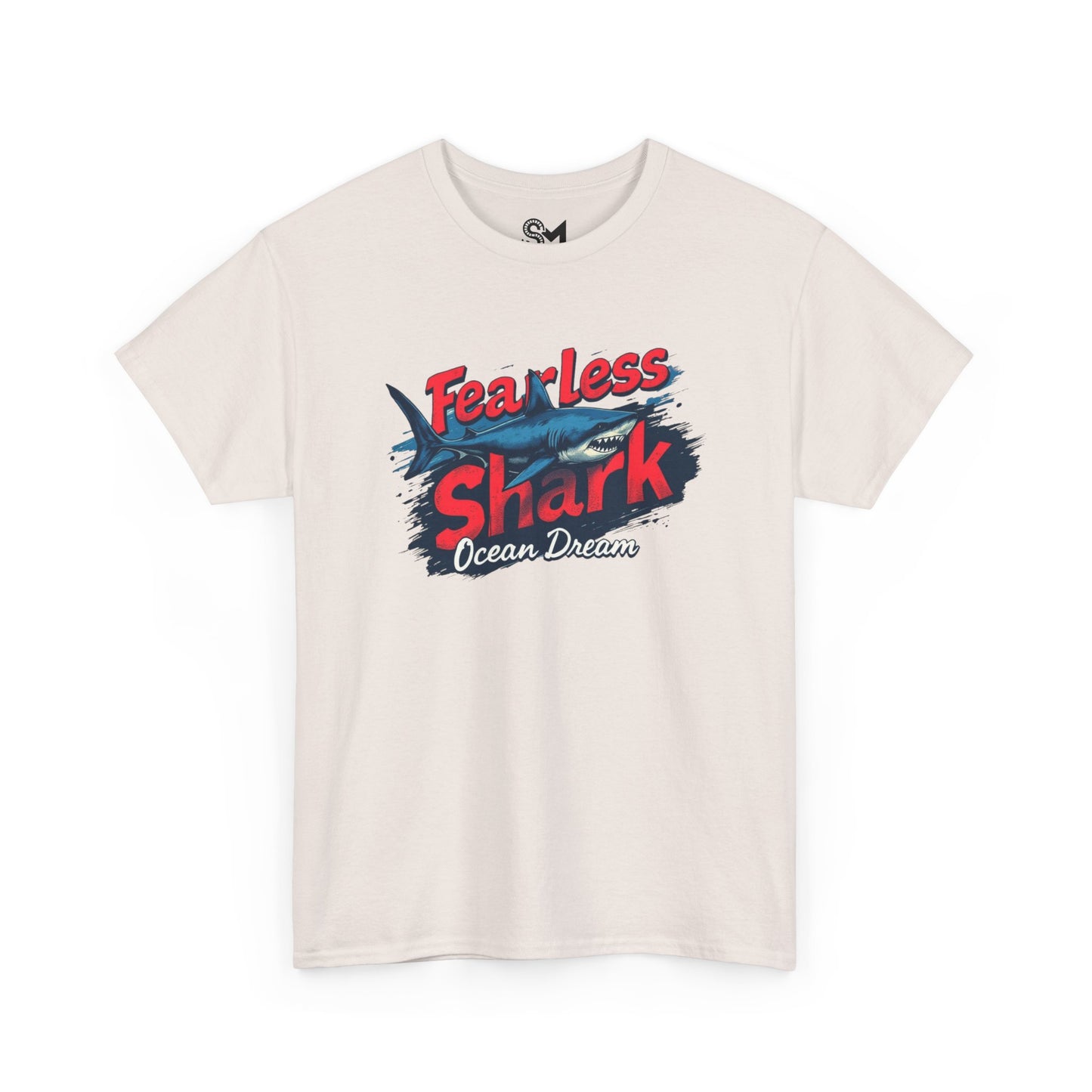 Fearless shark Unisex Heavy Cotton Tee - StyleMZ