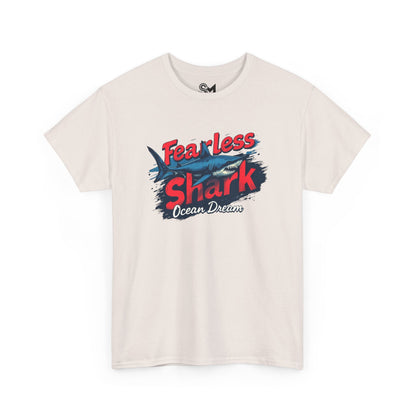 Fearless shark Unisex Heavy Cotton Tee - StyleMZ