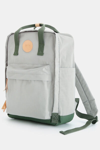 Himawari Waterproof Canvas Backpack Bag with Side Pockets - Stylemz