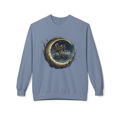 Sister of the moon Unisex Midweight Softstyle Fleece Crewneck Sweatshirt - StyleMZ - Stylemz