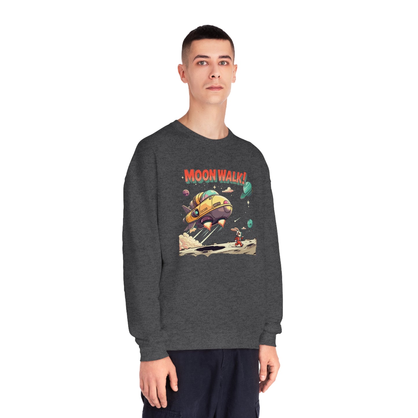 StyleMZ -  Moonwalk Unisex NuBlend® Crewneck Sweatshirt  - StyleMZ