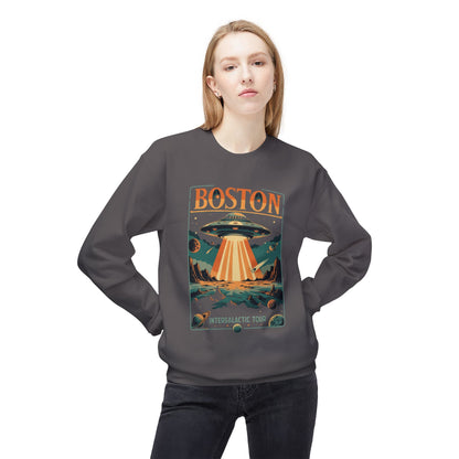 Boston Unisex Midweight Softstyle Fleece Crewneck Sweatshirt - StyleMZ