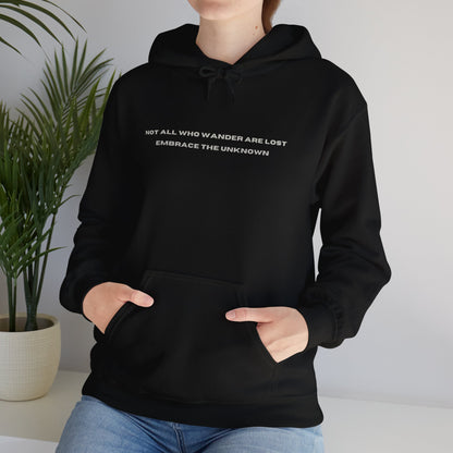 Not All Who Wander Are Lost Unisex Heavy Blend™ Hooded Sweatshirt - StyleMZ