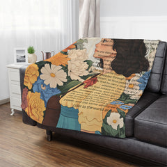 Korea -  In the quiet whispers of the garden Microfiber Blanket  - StyleMZ