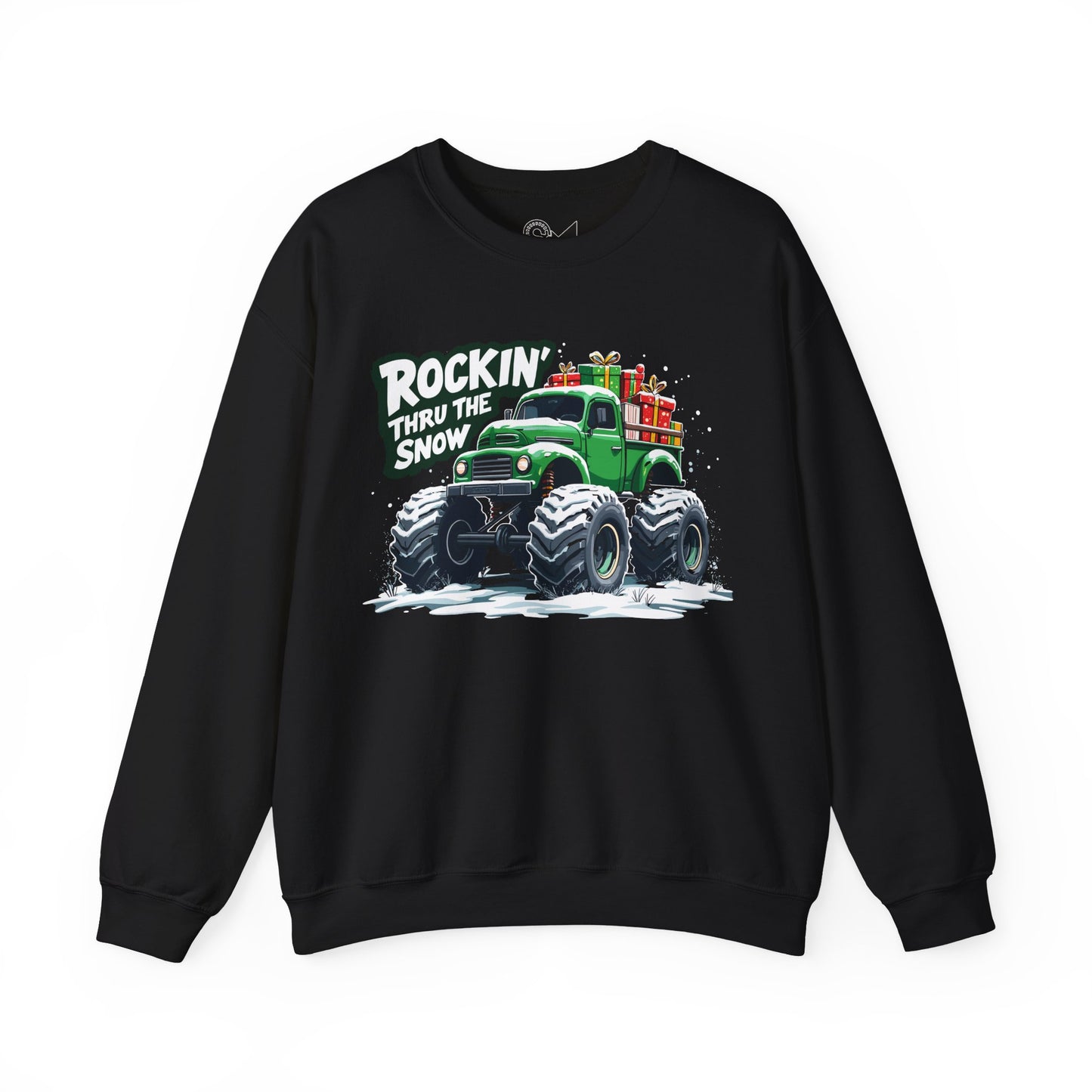 ROCKIN' THRU THE SNOW Unisex Heavy Blend™ Crewneck Sweatshirt - StyleMZ - Stylemz