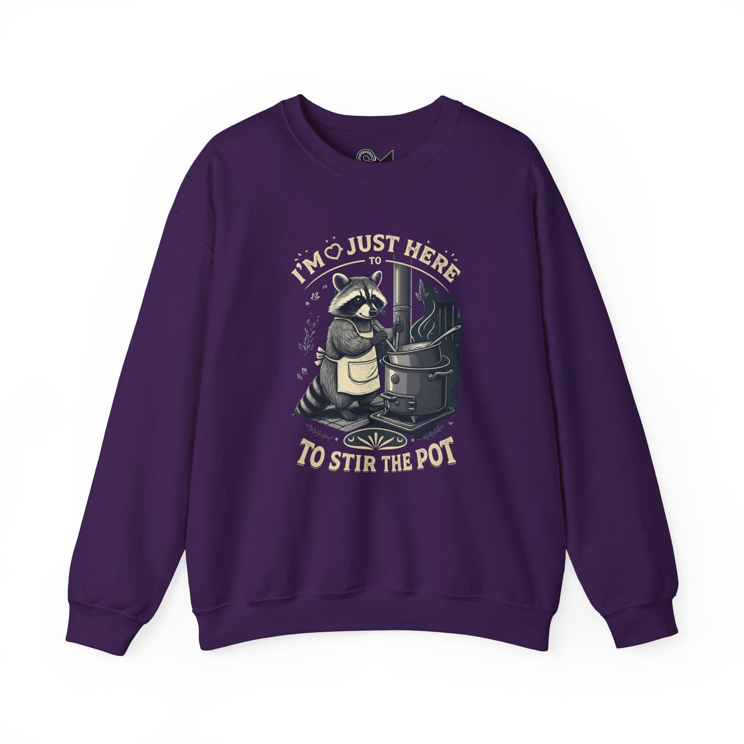 I am just here Unisex Heavy Blend™ Crewneck Sweatshirt - StyleMZ