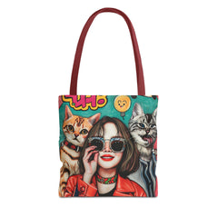 Korea -  Hi! Cats Tote Bag (AOP)  - StyleMZ