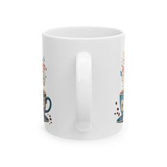 Korea -  There is always time for coffee Ceramic Mug, (11oz, 15oz)  - StyleMZ