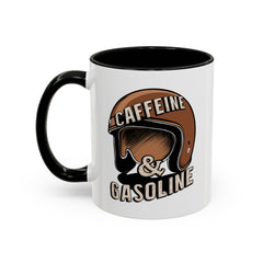 Korea -  Caffein $ Gasoline Accent Coffee Mug (11, 15oz)  - StyleMZ