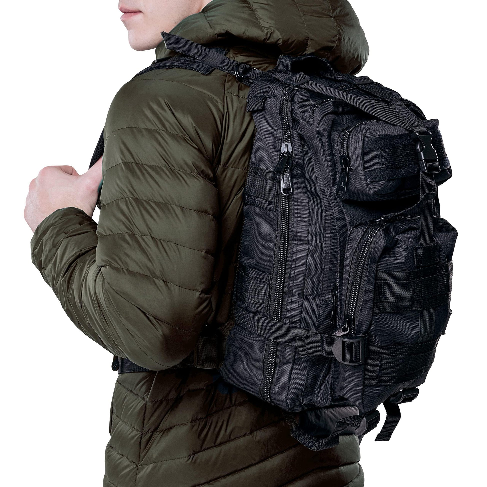 Military Tactical Backpacks Molle System (Black) - Stylemz