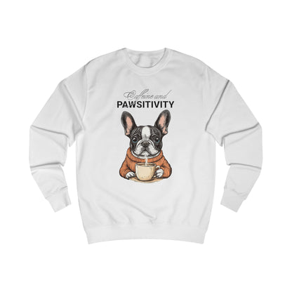 Caffeine and Pawsitivity Unisex Sweatshirt  - StyleMZ