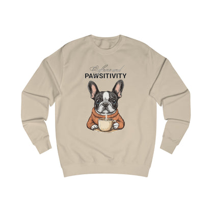 Caffeine and Pawsitivity Unisex Sweatshirt  - StyleMZ