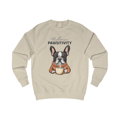 Caffeine and Pawsitivity Unisex Sweatshirt  - StyleMZ