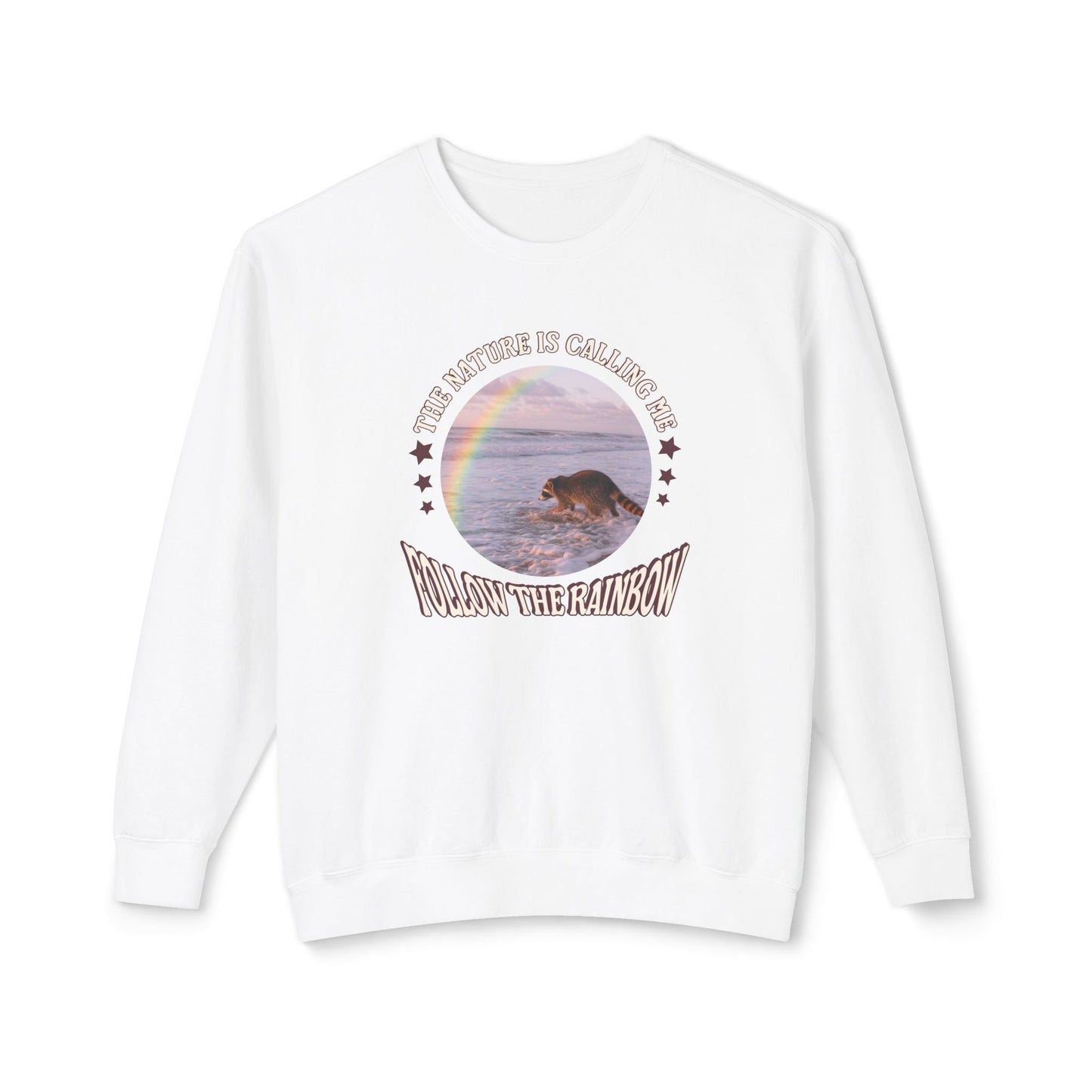 Korea -  Nature is calling me Unisex Lightweight Crewneck Sweatshirt  - StyleMZ