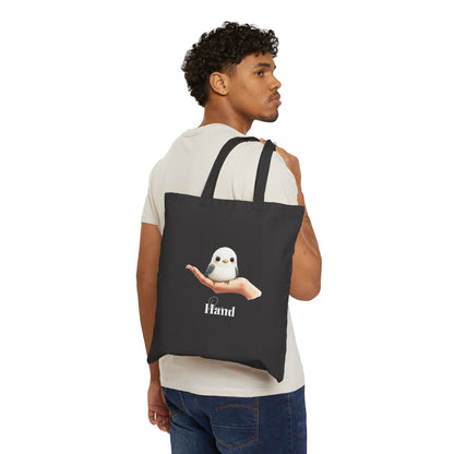 Peace in hand Cotton Canvas Tote Bag - StyleMZ