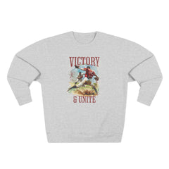 Sudadera unisex con cuello redondo Victory &amp; Unite - Corea - StyleMZ 