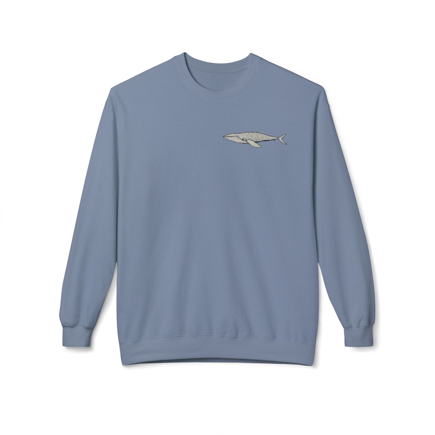 For Whales Unisex Midweight Softstyle Fleece Crewneck Sweatshirt - StyleMZ