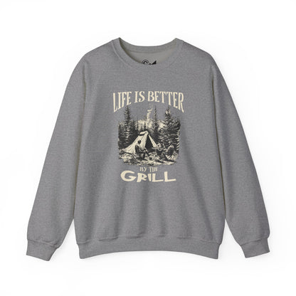 Life is better Unisex Heavy Blend™ Crewneck Sweatshirt - StyleMZ - Stylemz