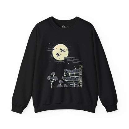 Korean traditional art Unisex Heavy Blend™ Crewneck Sweatshirt