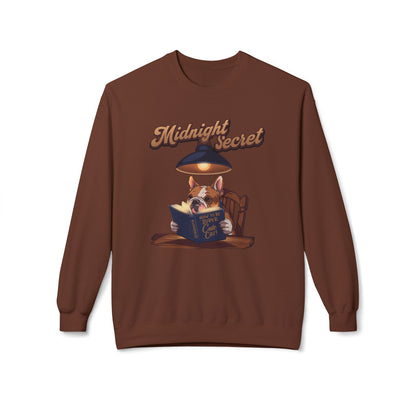 Korea -  Midnight secret II-how to be a super cute cat II Unisex Midweight Softstyle Fleece Crewneck Sweatshirt  - StyleMZ