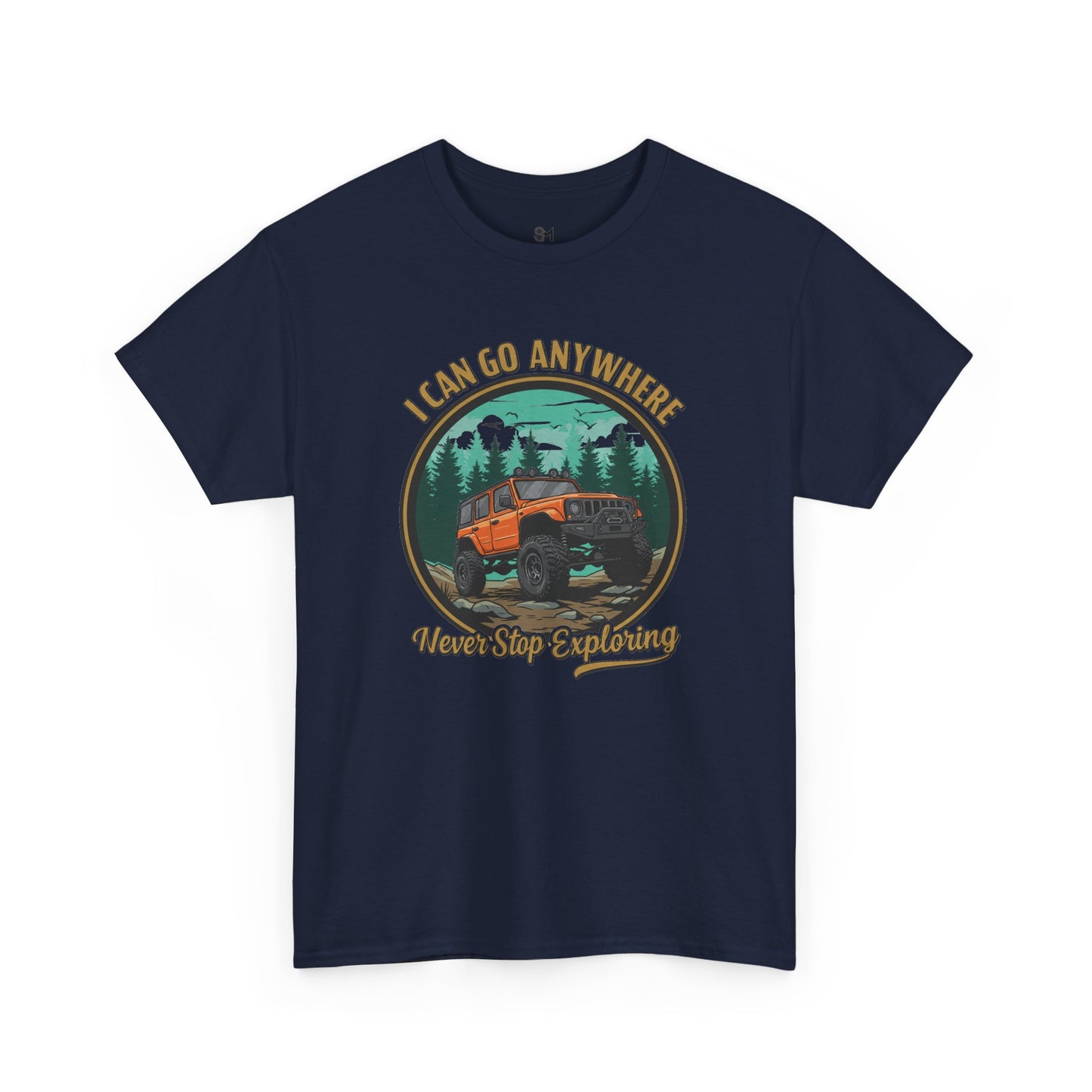 I can go anywhere Unisex Heavy Cotton Tee