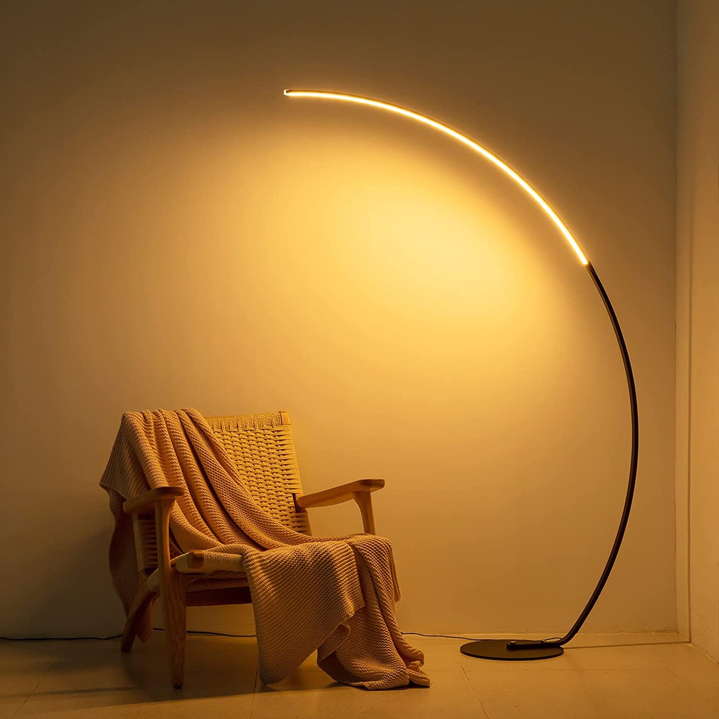 RGBW Modern Curve Floor Lamp New Version Dimmable Design