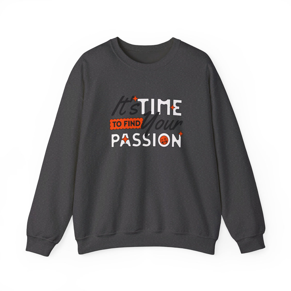 Korea -  It's time find your passion Unisex Heavy Blend™ Crewneck Sweatshirt  - StyleMZ