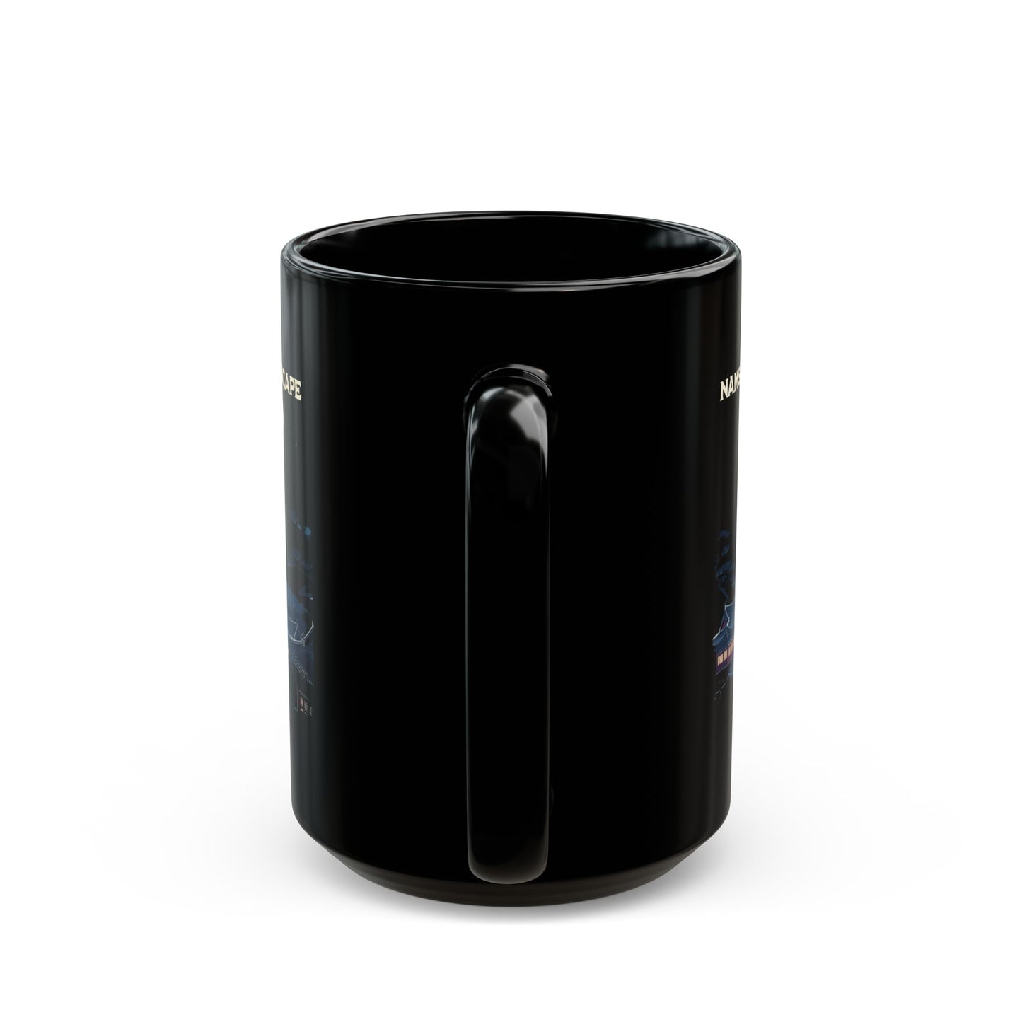 Namsan Nightscape Black Mug (11oz, 15oz) - StyleMZ