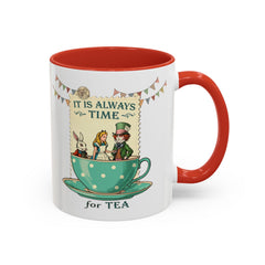 Korea -  It is always time for tea Accent Coffee Mug (11, 15oz)  - StyleMZ