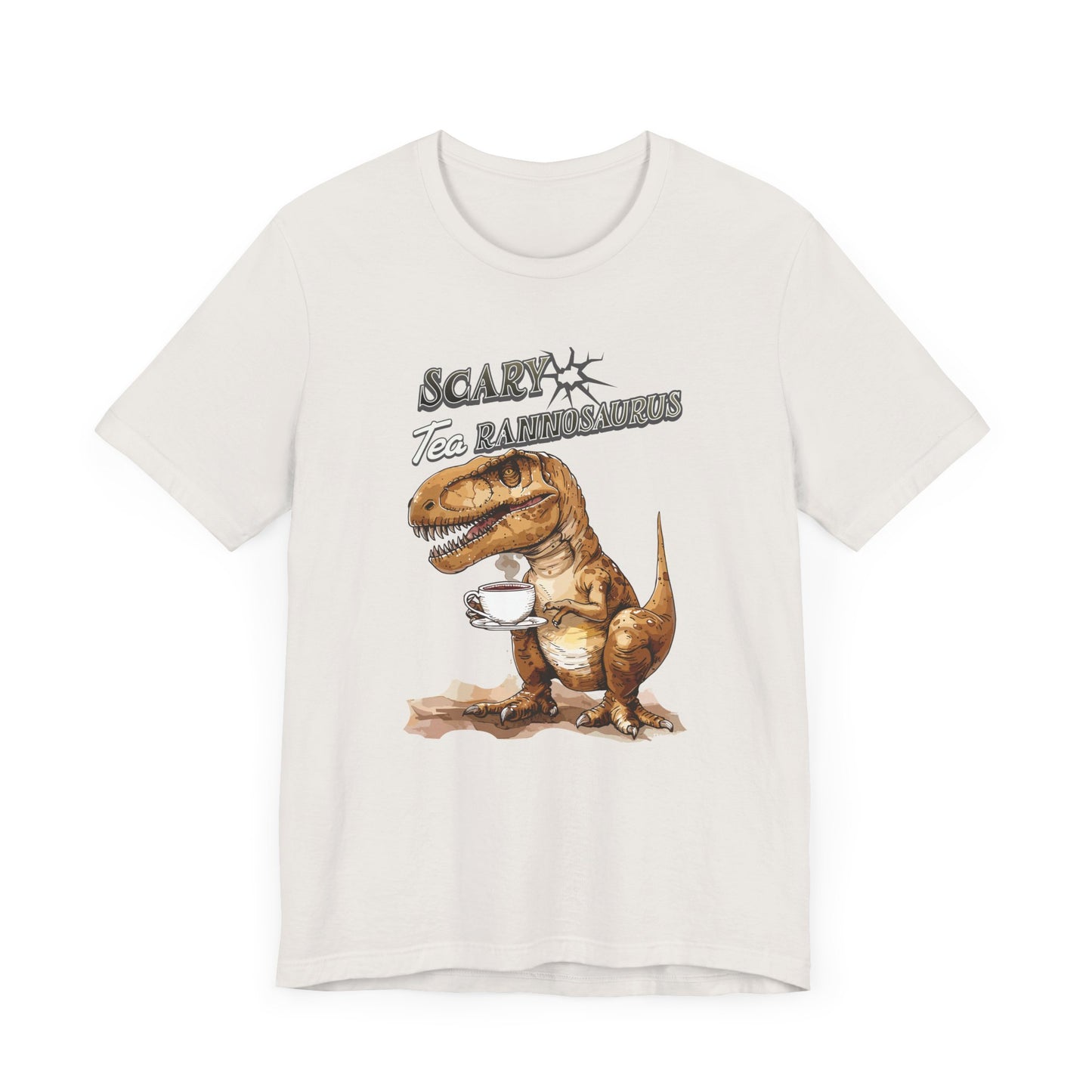 Scary Tea Rannosaurus Unisex Jersey Short Sleeve Tee