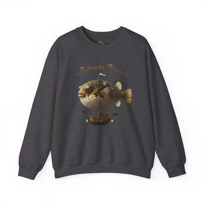 Sailing the skies Unisex Heavy Blend™ Crewneck Sweatshirt - StyleMZ