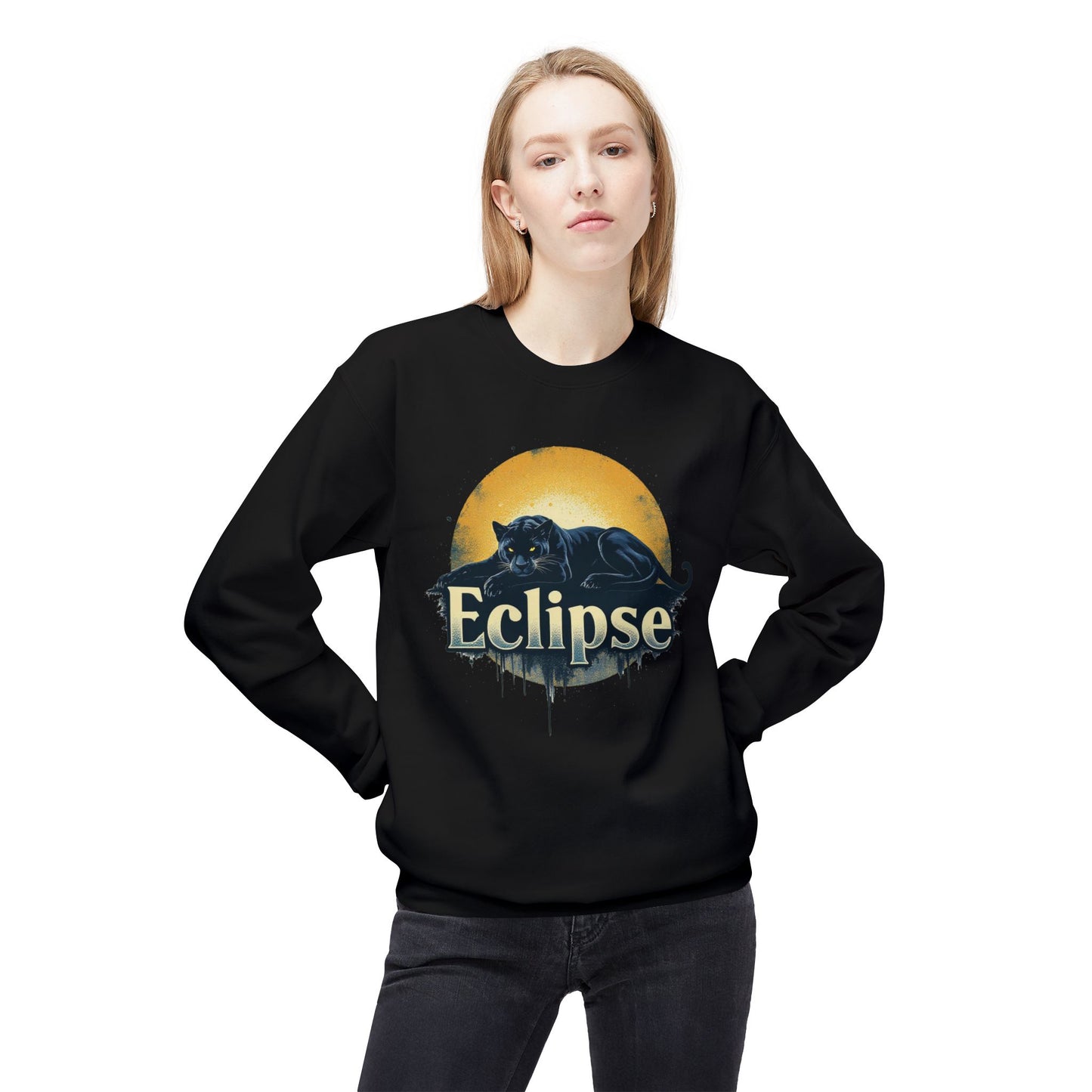 Eclipse Unisex Midweight Softstyle Fleece Crewneck Sweatshirt