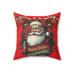 Holly Jolly Spun Polyester Square Pillow  - Korea  - StyleMZ