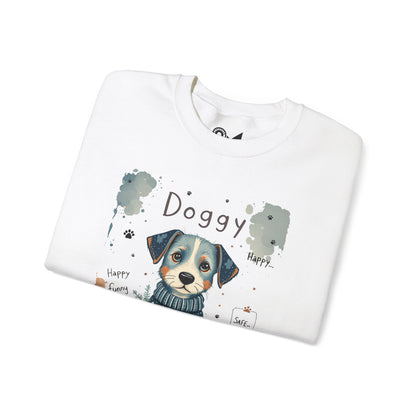 Doggy fun, safe Unisex Heavy Blend™ Crewneck Sweatshirt - StyleMZ