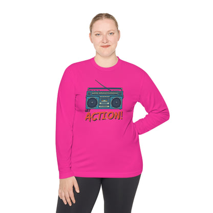 Korea -  Get action Unisex Lightweight Long Sleeve Tee  - StyleMZ