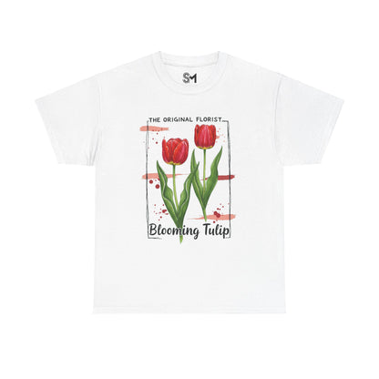 Blooming Tulip Unisex Heavy Cotton Tee