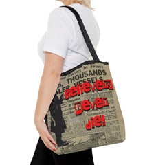 Korea -  Believers never die Tote Bag (AOP)  - StyleMZ