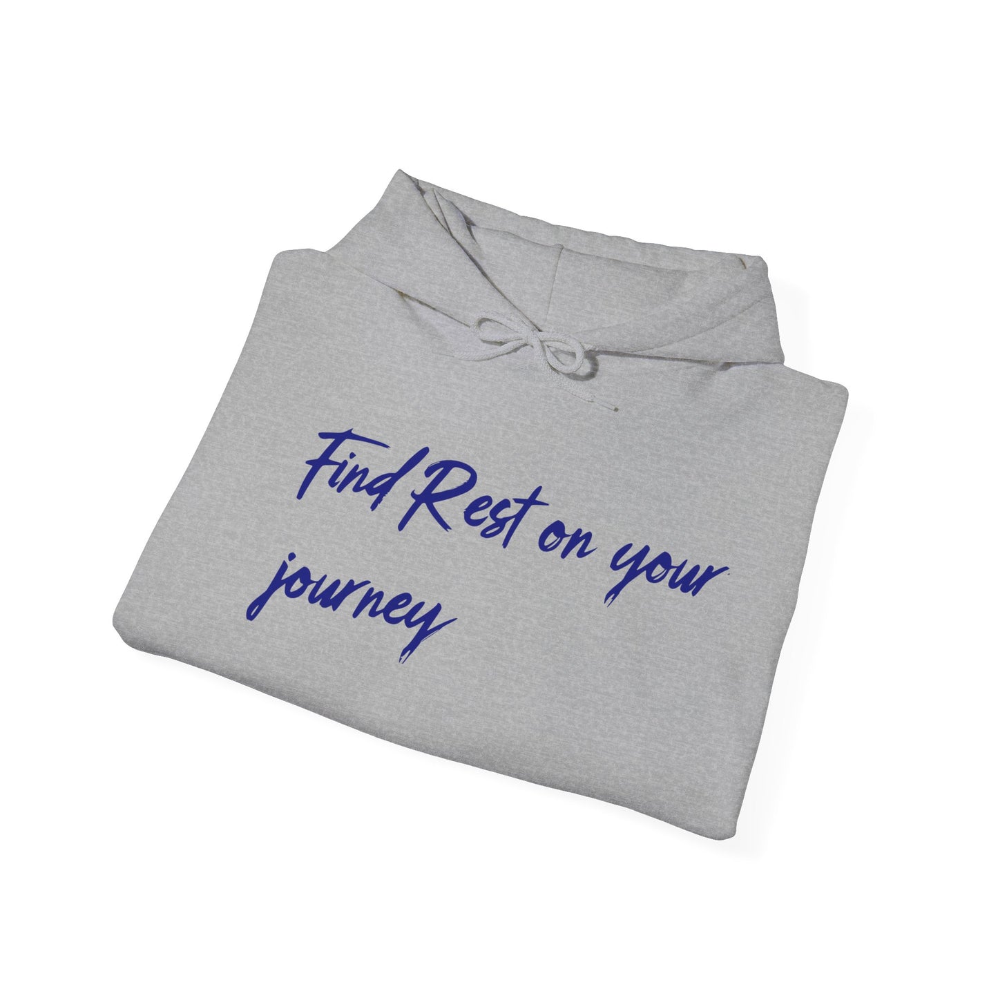 Find Rest on the Journey Unisex Heavy Blend™ Hooded Sweatshirt - StyleMZ