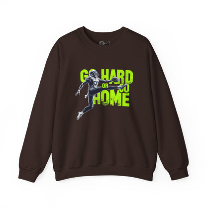 Go hard or go home Unisex Heavy Blend™ Crewneck Sweatshirt - StyleMZ