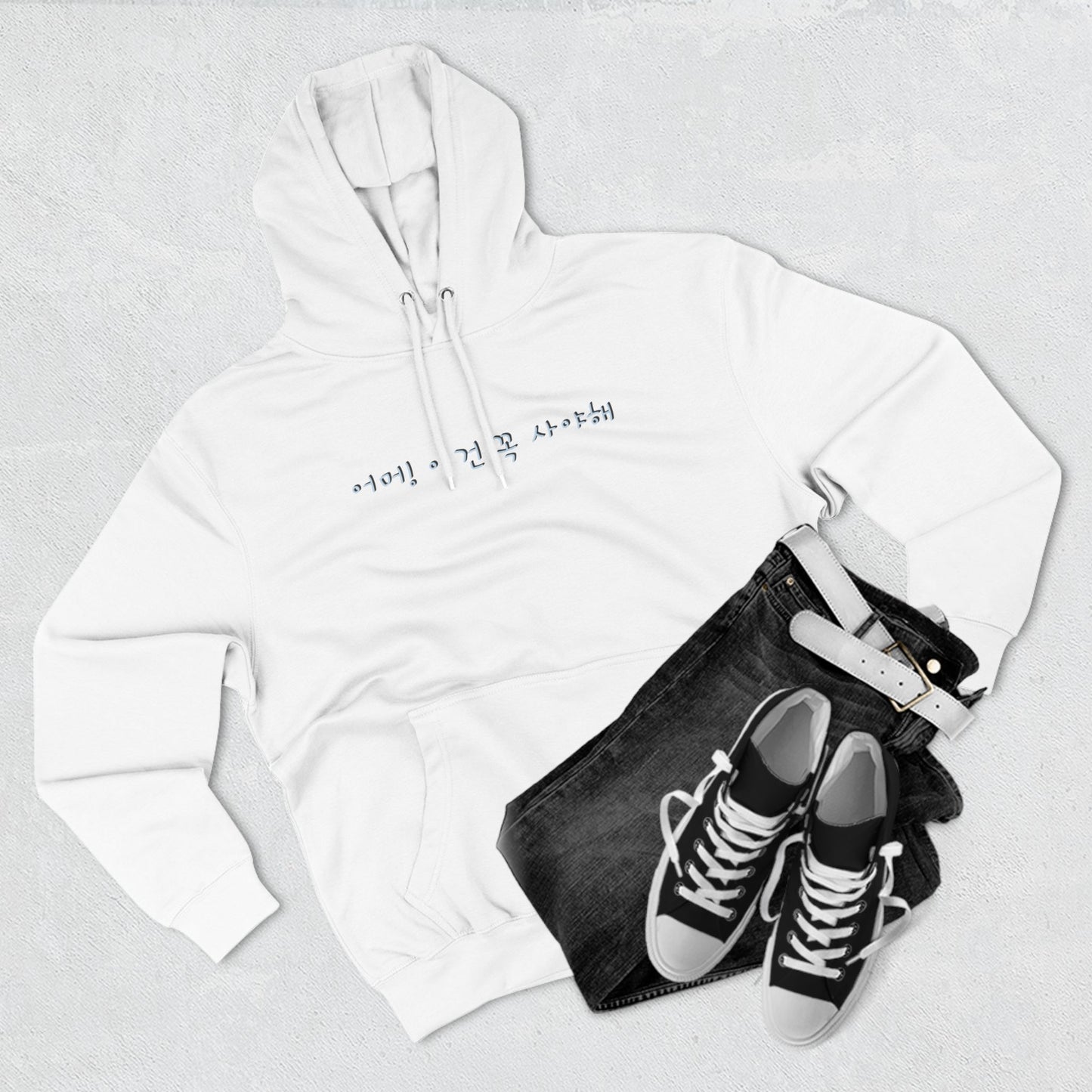 A must buy Three-Panel Fleece Hoodie - StyleMZ