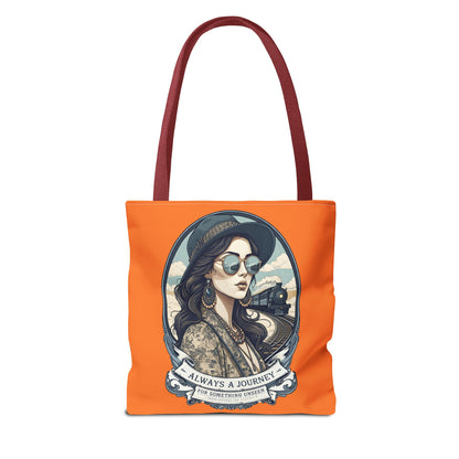 Always a journey Tote Bag (AOP) - StyleMZ