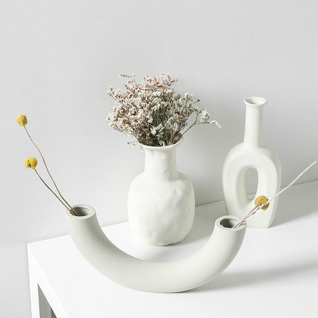 Nordic Decoration Ceramic Vase for Elegant Home Style