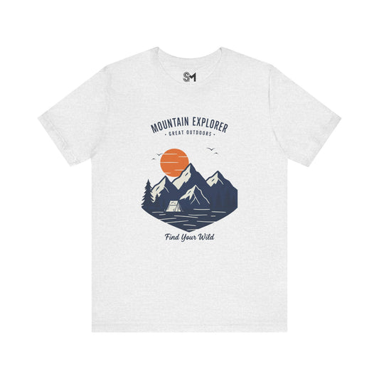 Mountain Explorer Unisex Jersey Short Sleeve Tee - Stylemz