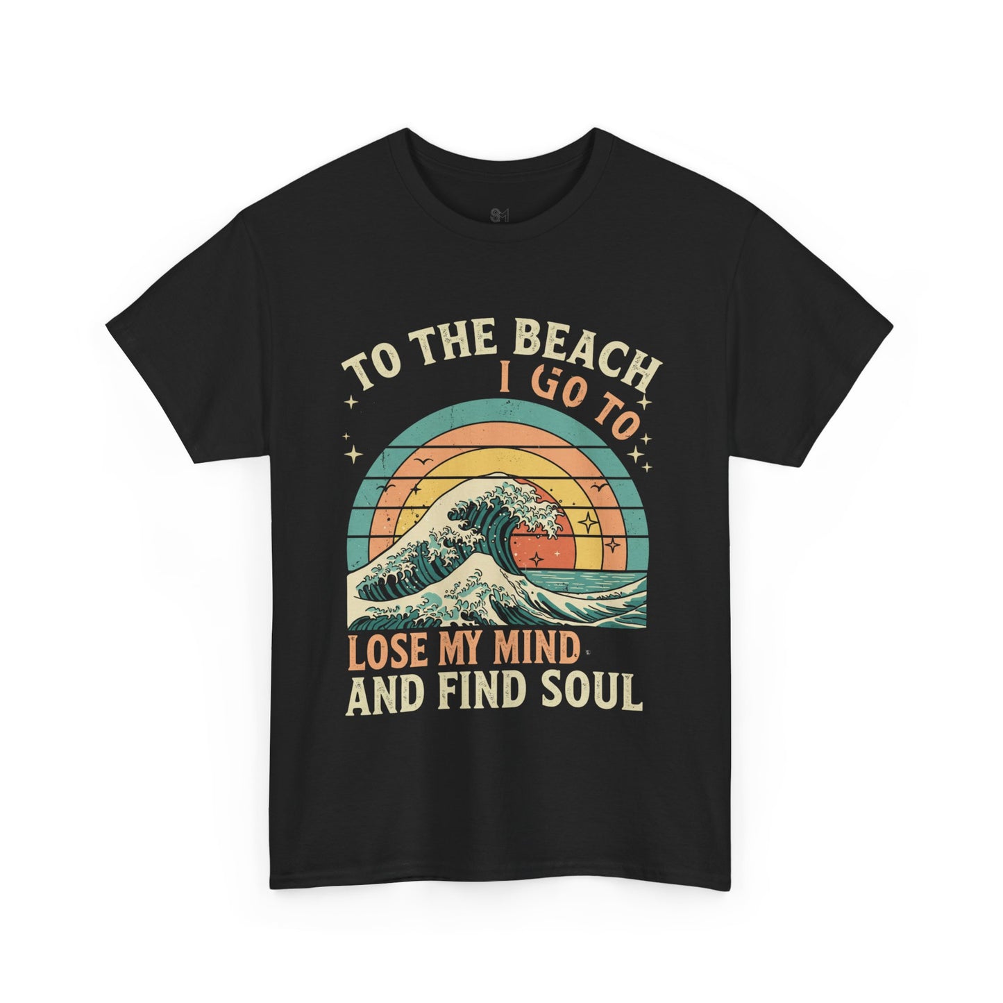 To the beach Unisex Heavy Cotton Tee