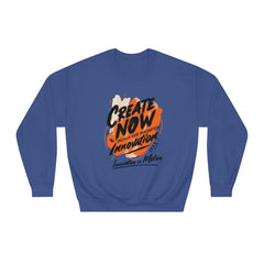 Korea -  Create now Unisex DryBlend® Crewneck Sweatshirt  - StyleMZ