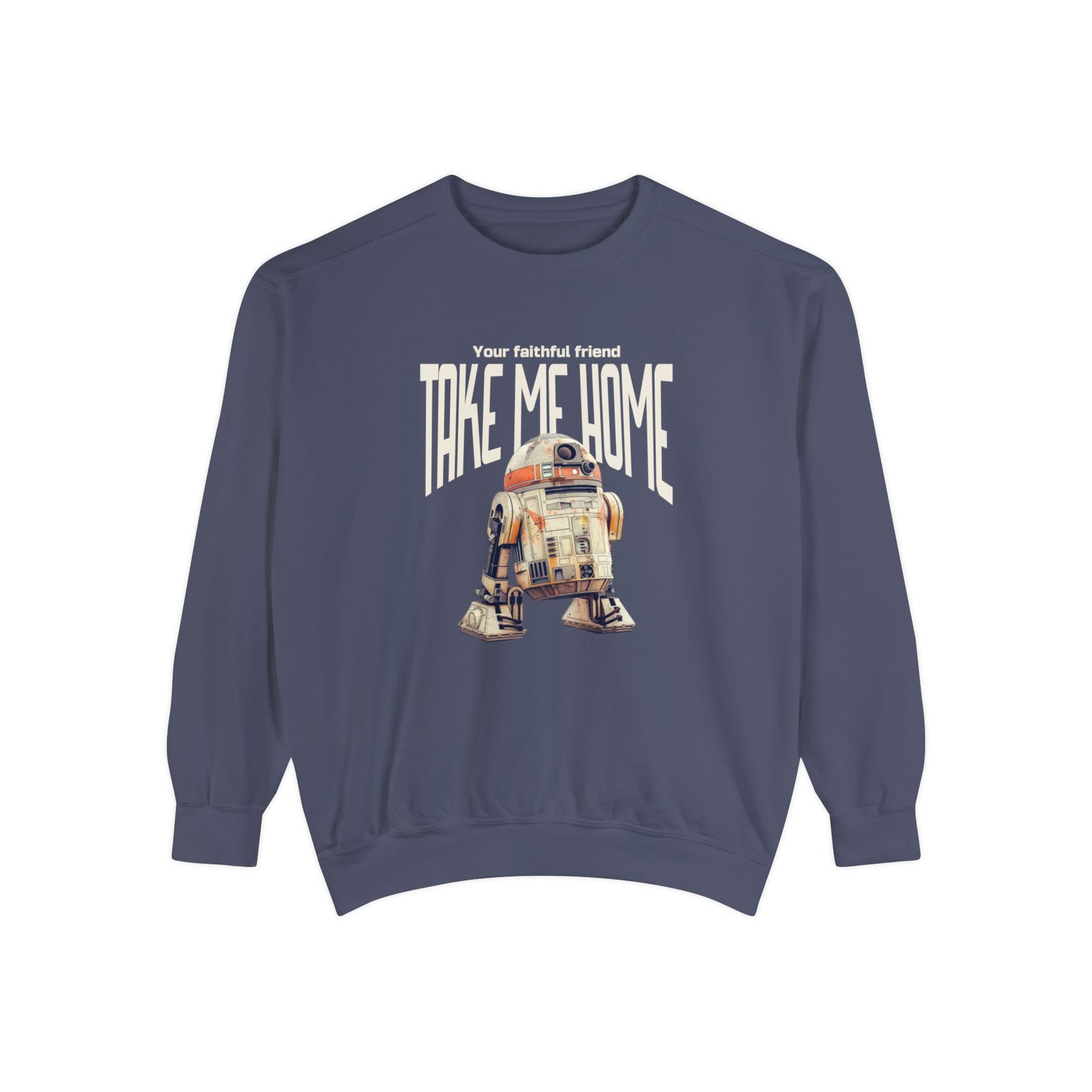 Korea -  Take me home Unisex Garment-Dyed Sweatshirt  - StyleMZ