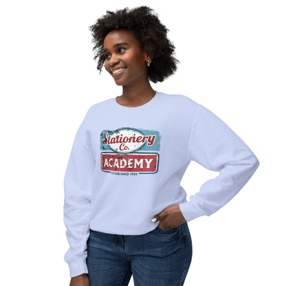 StyleMZ -  Vintage Sign Unisex Lightweight Crewneck Sweatshirt  - StyleMZ