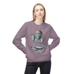 Korea -  Sail Beyond the Skies Unisex Midweight Softstyle Fleece Crewneck Sweatshirt  - StyleMZ