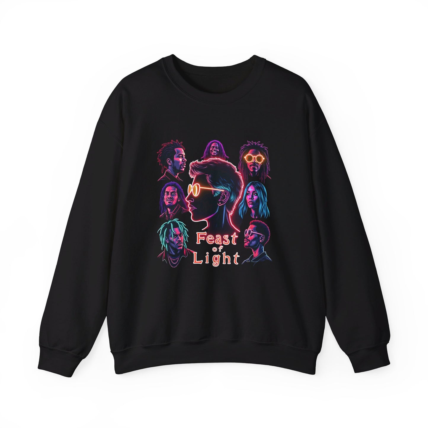 Korea -  Feast of light Unisex Heavy Blend™ Crewneck Sweatshirt  - StyleMZ