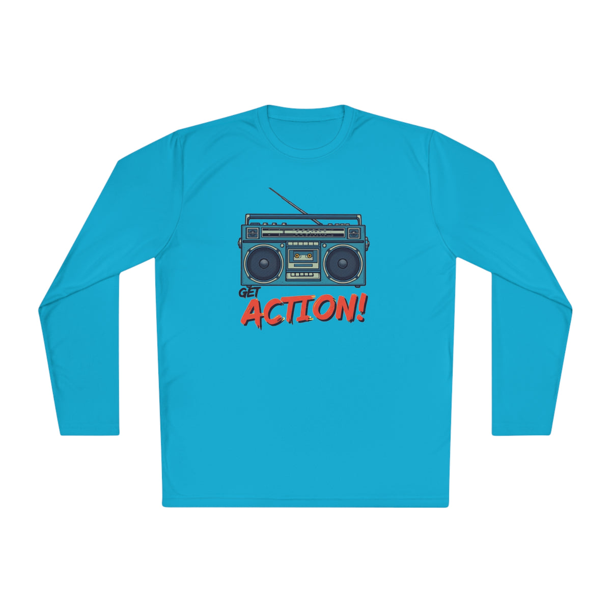 Korea -  Get action Unisex Lightweight Long Sleeve Tee  - StyleMZ